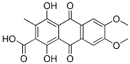 9,10-Dihydro-1,4-dihydroxy-6,7-dimethoxy-3-methyl-9,10-dioxo-2-anthracenecarboxylic acid Structure,36441-34-6Structure