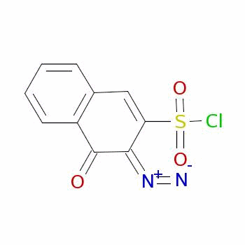 3-Diazo-3,4-dihydro-4-oxonaphthalene-2-sulphonyl chloride Structure,36443-15-9Structure