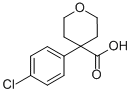 4-(4-Chlorophenyl)tetrahydro-2h-pyran-4-carboxylic acid Structure,3648-57-5Structure