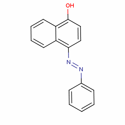 4-(2-Phenyldiazenyl)-1-naphthalenol Structure,3651-02-3Structure