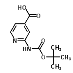 2-Boc-amino-4-pyridinecarboxylic acid Structure,365412-92-6Structure