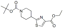 1-Piperidinecarboxylic acid, 4-[4-(ethoxycarbonyl)-2-thiazolyl]-, 1,1-dimethylethyl ester Structure,365413-31-6Structure