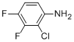 Benzenamine, 2-chloro-3,4-difluoro- Structure,36556-48-6Structure