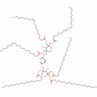 Bis[[4-hydroxy-3,5,5-tris(octadecanoyloxymethyl)oxan-3-yl]methyl] (z)-but-2-enedioate Structure,36563-79-8Structure