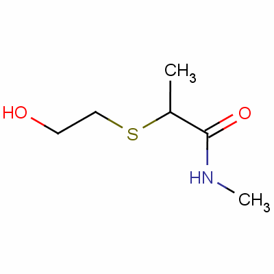 2-[(2-Hydroxyethyl)thio]-n-methylpropionamide Structure,36585-12-3Structure