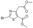 Methyl 2-bromo-4-(2-methoxy-2-oxoethyl)thiazole-5-carboxylate Structure,365996-71-0Structure