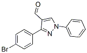 3-(4-Bromo-phenyl)-1-phenyl-1H-pyrazole-4-carbaldehyde Structure,36640-41-2Structure