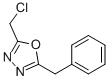 2-Benzyl-5-(chloromethyl)-1,3,4-oxadiazole Structure,36646-13-6Structure