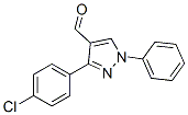 3-(4-Chlorophenyl)-1-phenyl-1H-pyrazole-4-carbaldehyde Structure,36663-00-0Structure