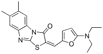 Thiazolo[3,2-a]benzimidazol-3(2h)-one, 2-[[5-(diethylamino)-2-furanyl]methylene]-6,7-dimethyl- Structure,366813-62-9Structure