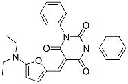 2,4,6(1H,3h,5h)-pyrimidinetrione,5-[[5-(diethylamino)-2-furanyl ]methylene]-1,3-diphenyl- Structure,366816-89-9Structure