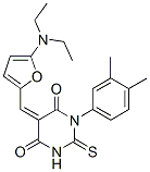 4,6(1H,5h)-pyrimidinedione,5-[[5-(diethylamino)-2-furanyl ]methylene]-1-(3,4-dimethylphenyl)dihydro-2-thioxo- Structure,366816-98-0Structure