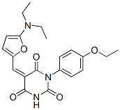 2,4,6(1H,3h,5h)-pyrimidinetrione,5-[[5-(diethylamino)-2-furanyl ]methylene]-1-(4-ethoxyphenyl)- Structure,366817-73-4Structure