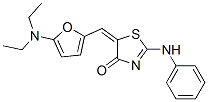 4(5H)-thiazolone,5-[[5-(diethylamino)-2-furanyl ]methylene]-2-(phenylamino)- Structure,366826-63-3Structure