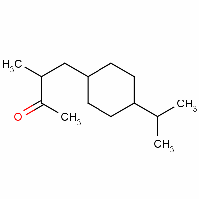 3-Methyl-4-[4-(1-methylethyl)cyclohexyl ]butan-2-one Structure,36779-84-7Structure