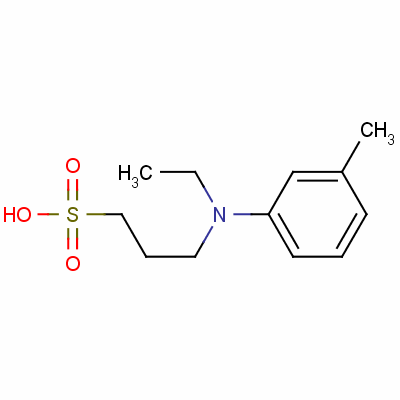 3-[Ethyl (3-methylphenyl)amino]propanesulphonic acid Structure,36783-03-6Structure