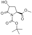 Boc-4-hydroxy-5-oxo-l-proline methyl ester Structure,367966-41-4Structure