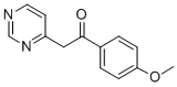 1-(4-Methoxyphenyl)-2-pyrimidin-4-ylethanone Structure,36827-95-9Structure