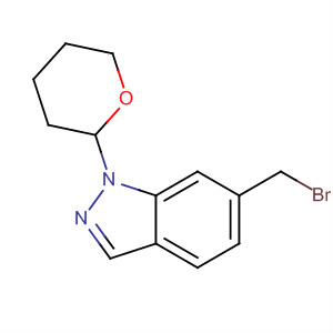 1H-Indazole, 6-(bromomethyl)-1-(tetrahydro-2H-pyran-2-yl)- Structure,368426-64-6Structure