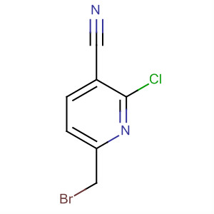 3-Pyridinecarbonitrile, 6-(bromomethyl)-2-chloro- Structure,368426-79-3Structure