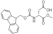 Fmoc-d-asp-ome Structure,368443-82-7Structure