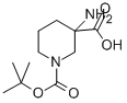 3-Amino-1-(tert-butoxycarbonyl)piperidine-3-carboxylic acid Structure,368866-17-5Structure