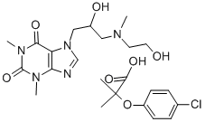 Xantifibrate Structure,36921-54-7Structure