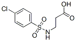 3-{[(4-Chlorophenyl)sulfonyl]amino}propanoic acid Structure,36974-65-9Structure