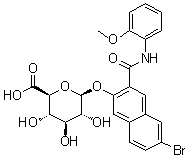 Naphthol as-bi β-D-glucuronic acid Structure,37-87-6Structure