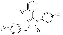 4H-imidazol-4-one,3,5-dihydro-2-(2-methoxyphenyl)-3-(4-methoxyphenyl)-5-[(4-methoxyphenyl)methylene]- Structure,370091-39-7Structure