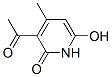 3-Acetyl-6-hydroxy-4-methylpyridin-2(1h)-one Structure,37029-64-4Structure