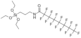 N-(3-triethoxysilylpropyl)perfluorooctanoamide Structure,37043-12-2Structure