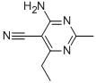 4-Amino-6-ethyl-2-methyl-5-pyrimidinecarbonitrile Structure,37046-95-0Structure