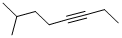 7-Methyl-3-octyne Structure,37050-06-9Structure