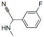 Benzeneacetonitrile,3-fluoro-alpha-(methylamino)-(9ci) Structure,370554-91-9Structure