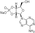 Adenosine 2’,3’-cyclic monophosphate, sodium salt hydrate Structure,37063-35-7Structure