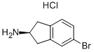 (2S)-5-bromo-2,3-dihydro-1h-inden-2-ylamine hydrochloride Structure,370861-68-0Structure