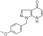 1,7-Dihydro-1-[(4-methoxyphenyl)methyl]-4h-pyrazolo[3,4-b]pyridin-4-one Structure,370866-00-5Structure