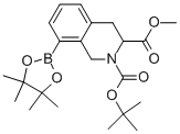 2,3(1H)-isoquinolinedicarboxylic acid,3,4-dihydro-8-(4,4,5,5-tetramethyl-1,3,2-dioxaborolan-2-yl)-,2-(1,1-dimethylethyl) 3-methyl ester Structure,370881-69-9Structure