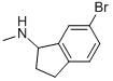 6-Bromo-2,3-dihydro-n-methyl-1h-inden-1-amine Structure,371251-07-9Structure