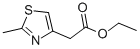 (2-Methyl-thiazol-4-yl)-acetic acid ethyl ester Structure,37128-24-8Structure