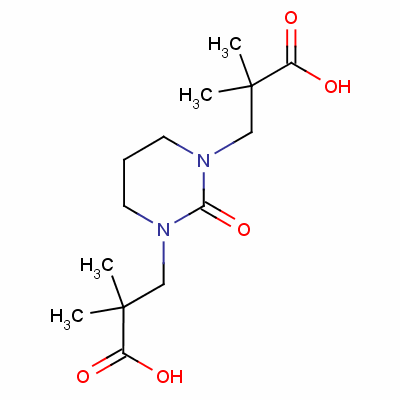 Dihydro-alpha,alpha,alpha’,alpha’-tetramethyl-2-oxo-2h,4h-pyrimidine-1,3-dipropionic acid Structure,37133-43-0Structure