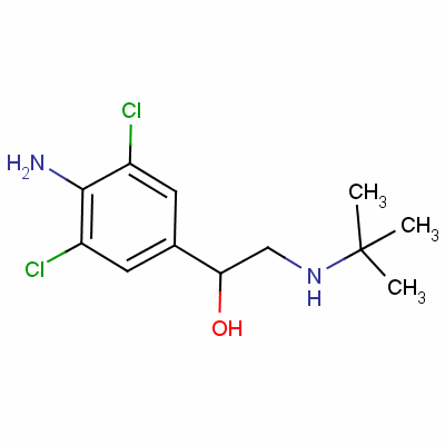 Clenbuterol Structure,37148-27-9Structure