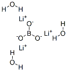 Lithium tetraborate trihydrate Structure,37195-62-3Structure