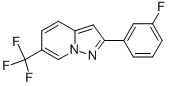 2-(3-Fluorophenyl)-6-(trifluoromethyl)pyrazolo[1,5-a]pyridine Structure,372122-53-7Structure