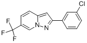 2-(3-Chlorophenyl)-6-(trifluoromethyl)pyrazolo[1,5-a]pyridine Structure,372122-59-3Structure