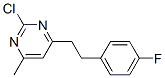 2-Chloro-4-[2-(4-fluorophenyl)ethyl]-6-methylpyrimidine Structure,372183-70-5Structure