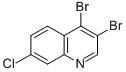 3,4-Dibromo-7-chloroquinoline Structure,373384-15-7Structure