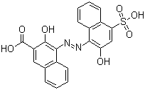 2-Hydroxy-1-(2-hydroxy-4-sulfo-1-naphthylazo)-3-naphthoic acid Structure,3737-95-9Structure