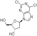 2,6-Dichloropurine-2-deoxyriboside Structure,37390-66-2Structure